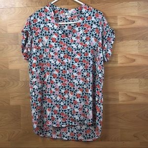 Pleione Size Small Floral Print Top
